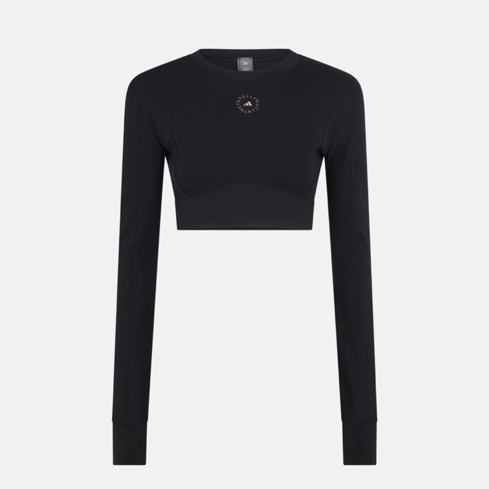 Stella McCartney Adidas Long-Sleeved Crop Top